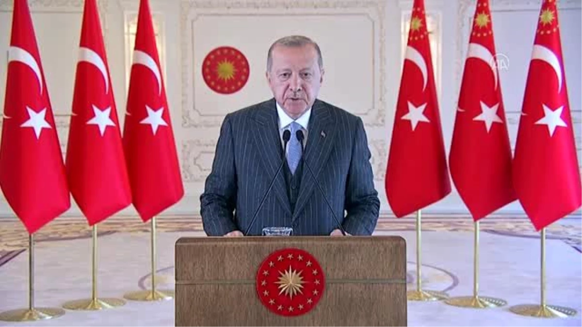Cumhurbaşkanı Erdoğan 12. IIEFC\'ye telekonferansla katıldı: (1)