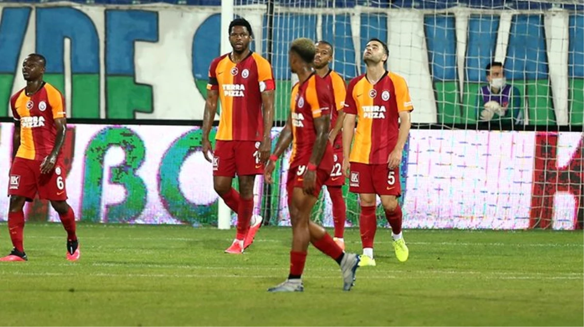 Galatasaray, deplasmanda Çaykur Rizespor\'a 2-0 mağlup oldu