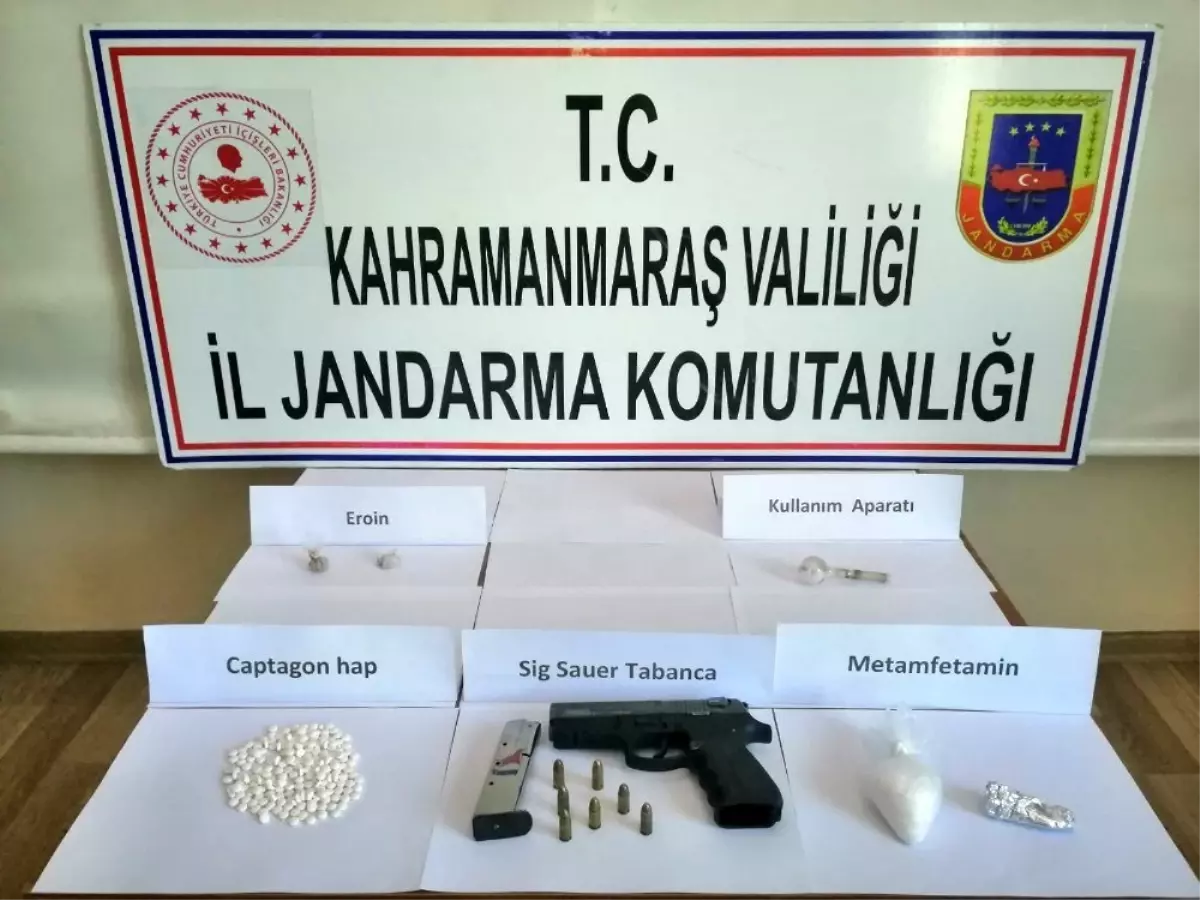 Kahramanmaraş\'ta uyuşturucu operasyonunda 3 tutuklama