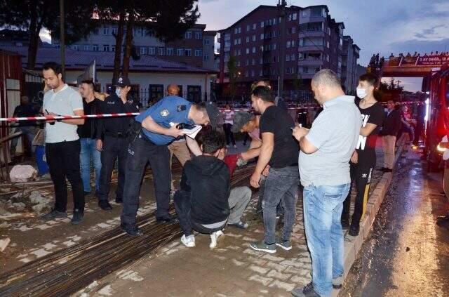 Ordu'da otel inşaatı çöktü, bir işçi hayatını kaybetti