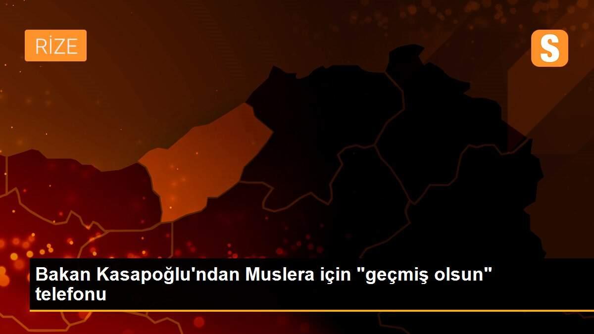 Bakan Kasapoğlu\'ndan Muslera için "geçmiş olsun" telefonu