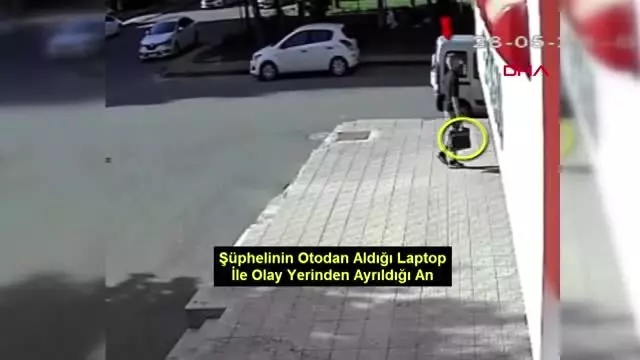 GAZİANTEP Otomobilden bilgisayar çalan şüpheli, kameradan belirlenip yakalandı