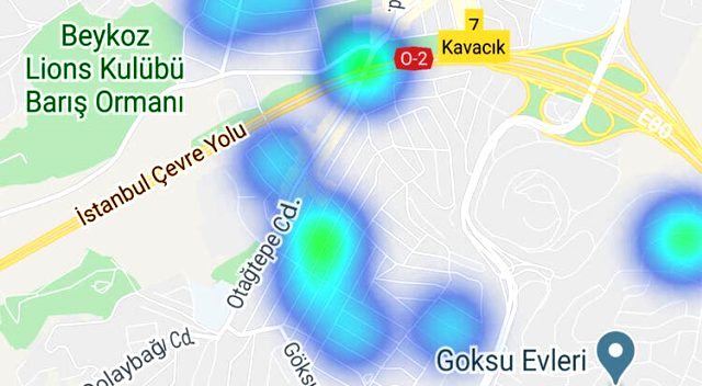 İstanbul'un koronavirüs yoğunluk haritası yayınlandı! İşte en tehlikeli ilçeler