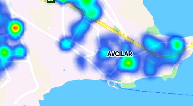 İstanbul'un koronavirüs yoğunluk haritası yayınlandı! Bu ilçelere dikkat