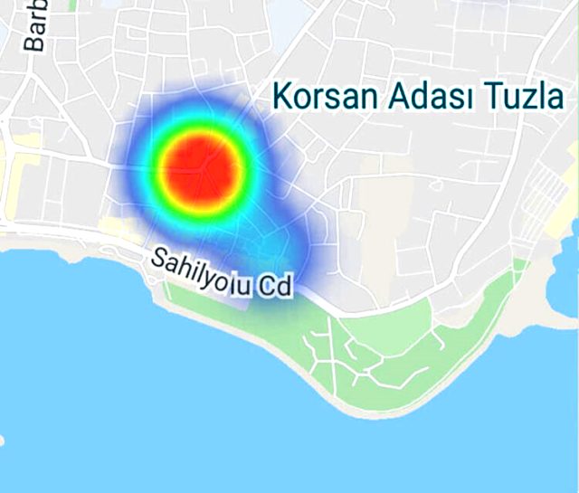 İstanbul'un koronavirüs yoğunluk haritası yayınlandı! İşte en tehlikeli ilçeler