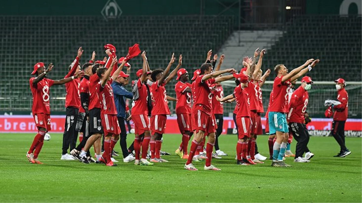 Bayern Münih, Bundesliga\'da üst üste 8. kez şampiyon oldu