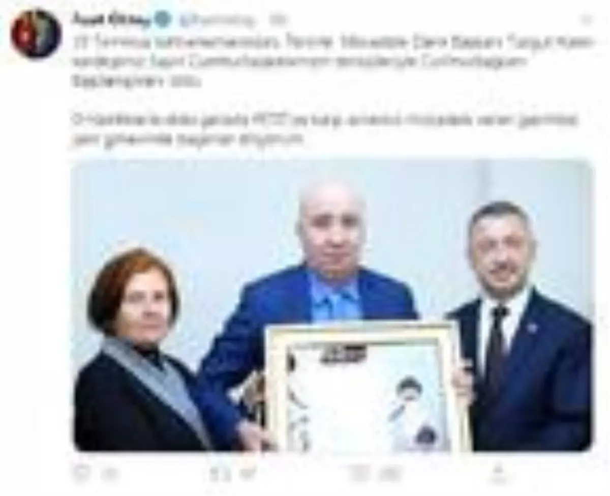 Cumhurbaşkanı Yardımcısı Oktay\'dan, \'Turgut Aslan\' paylaşımı