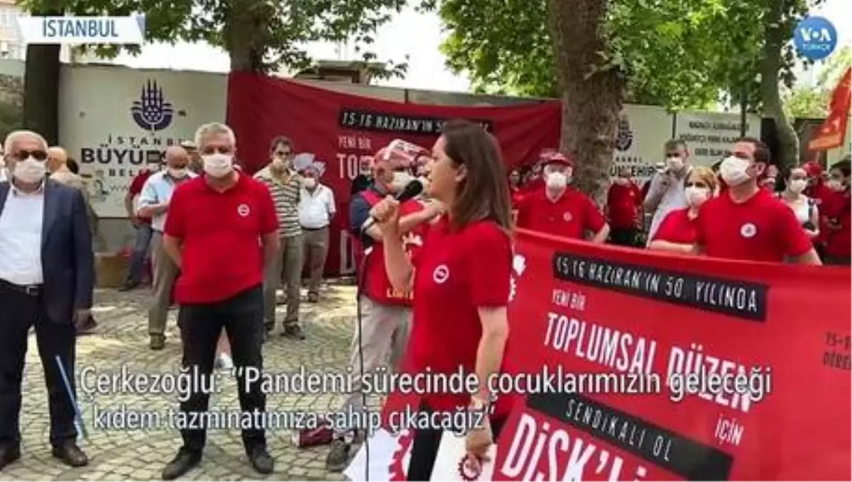 DİSK\'ten "Kıdem Tazminatıma Dokunma" Mesajı