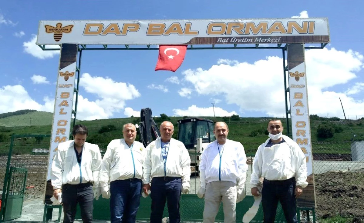 Erzurum\'da bir ilk olan"DAP Bal Ormanı"nın açılışı Şenkaya\'da yapıldı