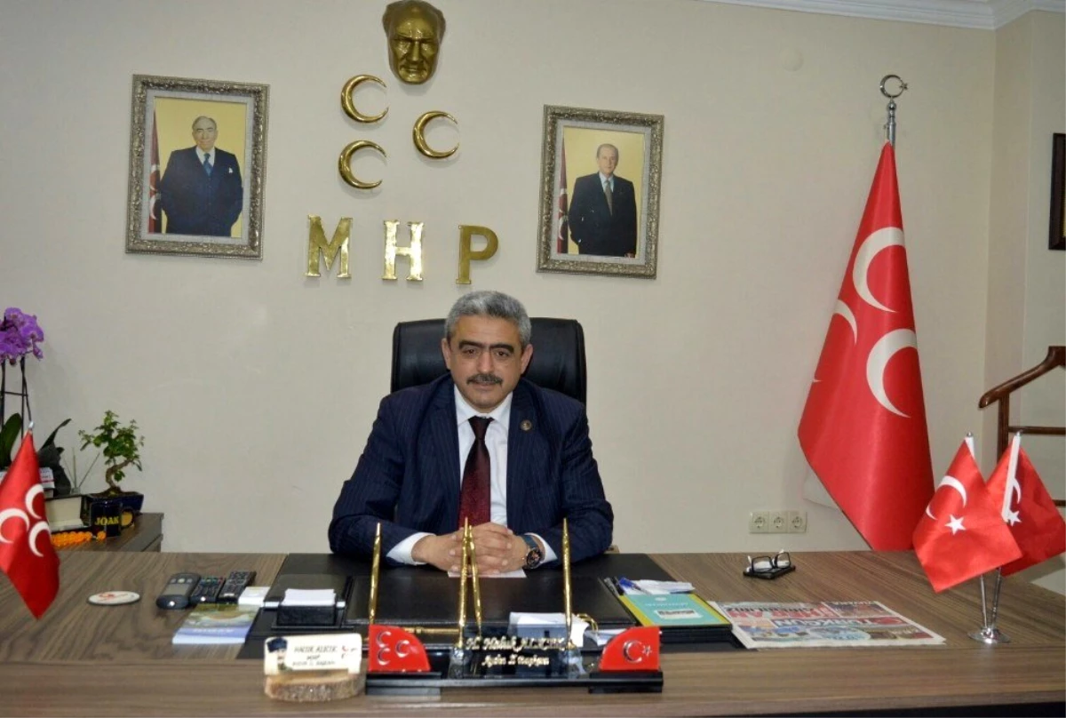 MHP İl Başkanı Alıcık; "Ayasofya Camisi\'nin tasarruf hakkı sadece Türkiye\'ye aittir"