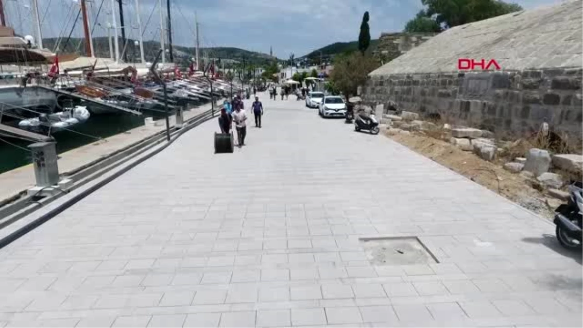 MUĞLA Bodrum Limanı\'nda son dokunuşlar yapılıyor