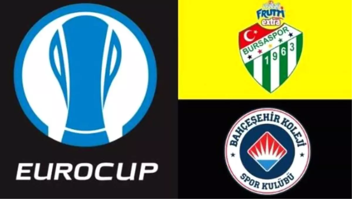 Potada EuroCup gururu! Bursaspor ve Bahçeşehir Koleji...