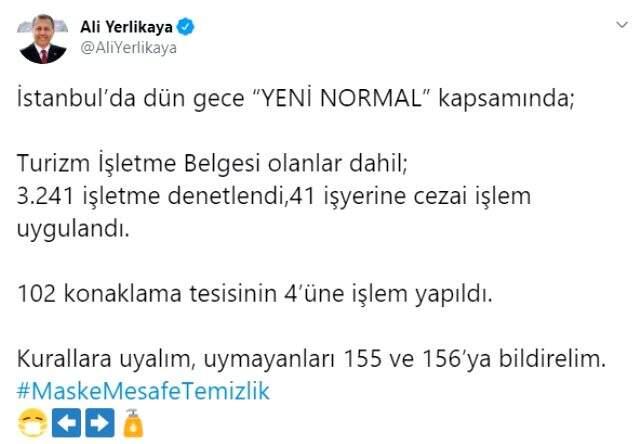 Son Dakika: İstanbul'da koronavirüs tedbirlerine uymayan işletmelere ceza kesildi