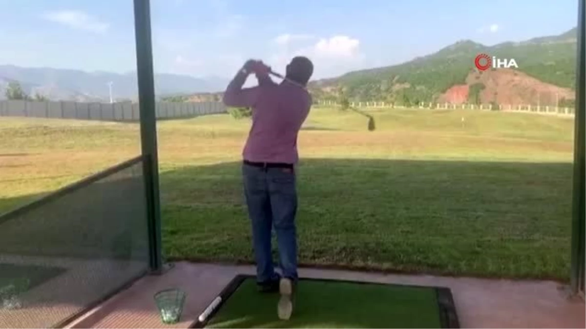 Huzur şehri Tunceli\'de golf heyecanı başladı