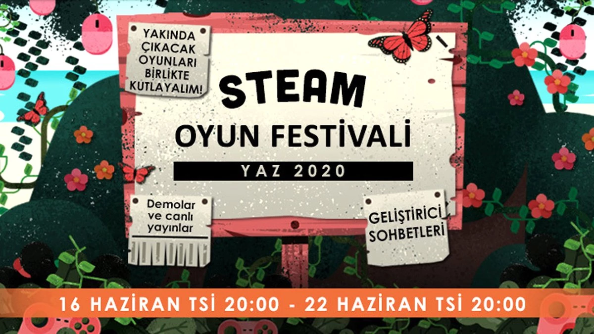 Steam Oyun Festivali: Yaz 2020 Başladı