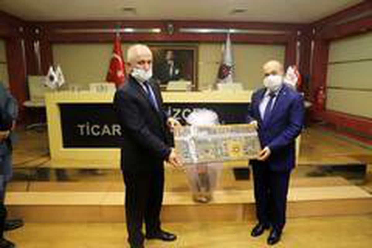 Vali Dağlı\'dan DTSO\'ya veda ziyareti