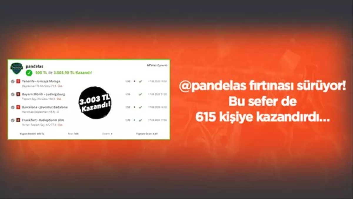 Basketbol iddaa kuponu yaptı, 615 kişiye kazandırdı! 3.003 TL de kendi kazandı...