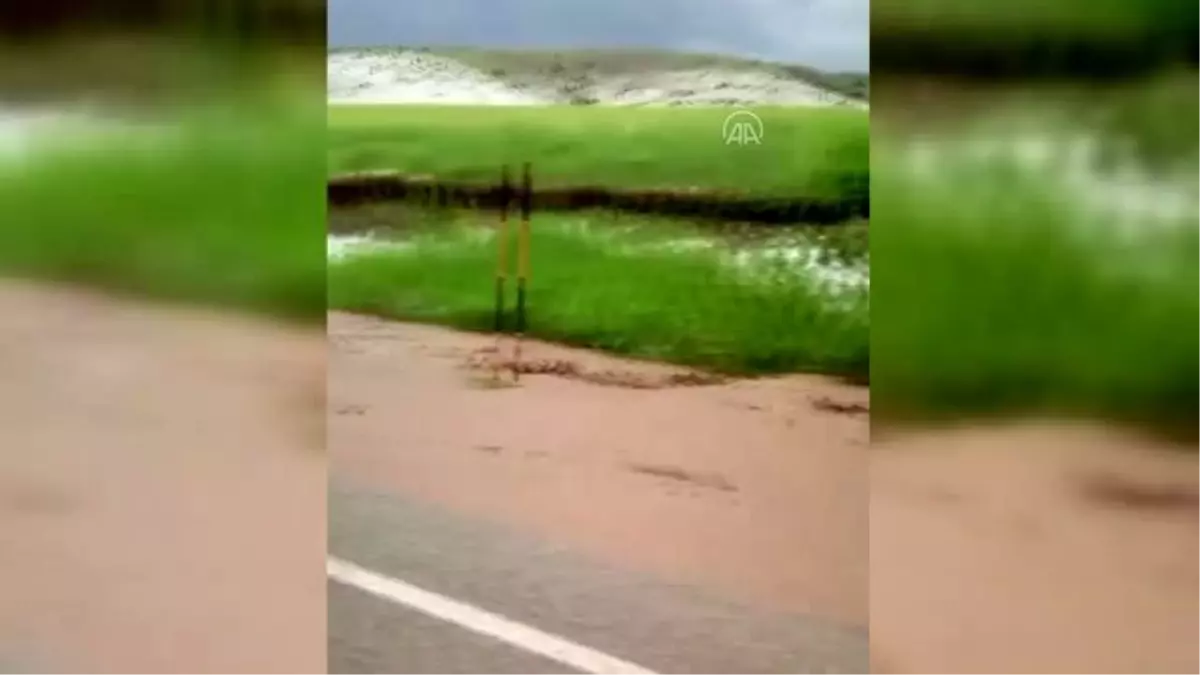 Dolu, tarım arazilerine zarar verdi