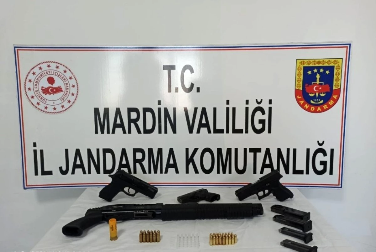 Mardin\'de jandarmadan kaçak silah operasyonu