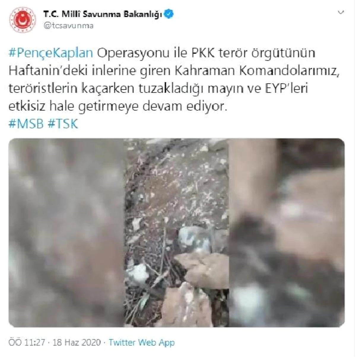 MSB: Haftanin\'de, EYP\'ler etkisiz hale getiriliyor