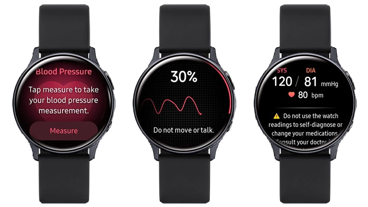 Samsung Galaxy Watch Active 2 Tansiyon Ölçümü Özelliğine Kavuştu