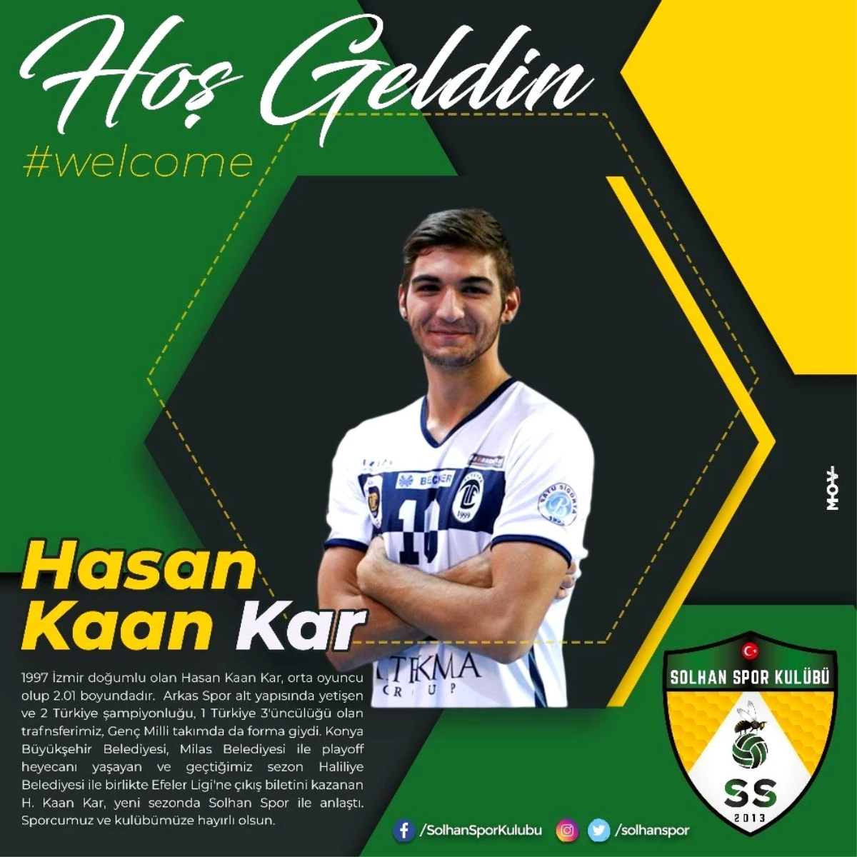 Solhan Spor, Hasan Kaan Kar ile anlaştı