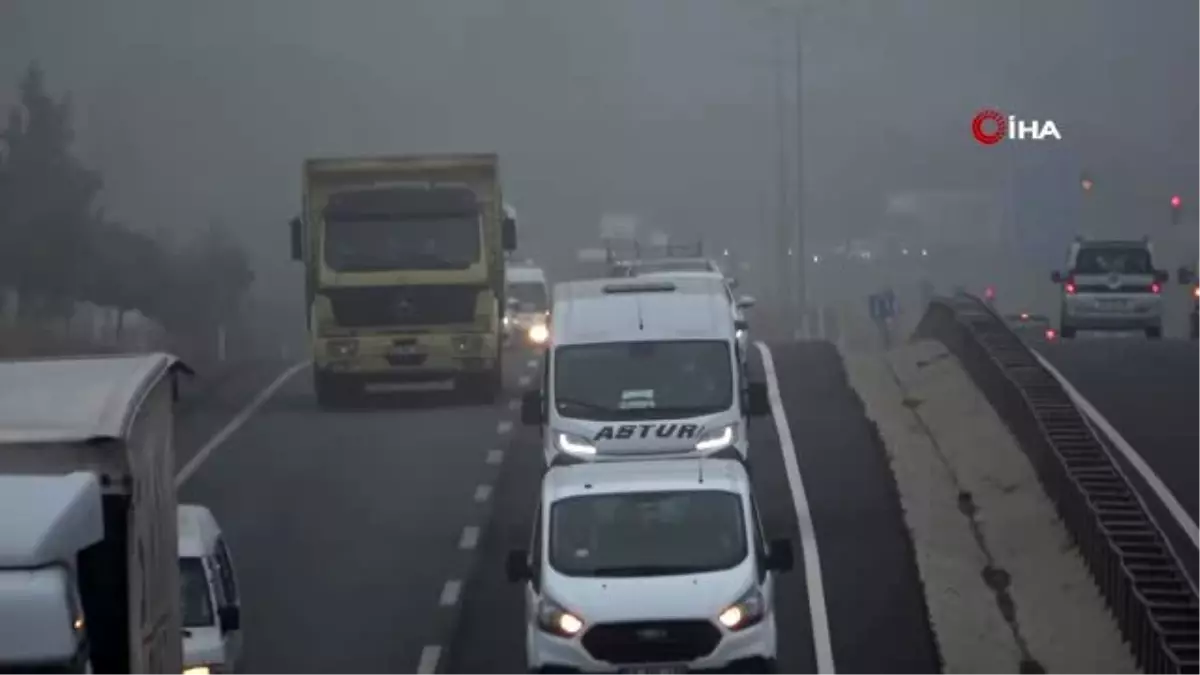 Tekirdağ sisli bir güne uyandı