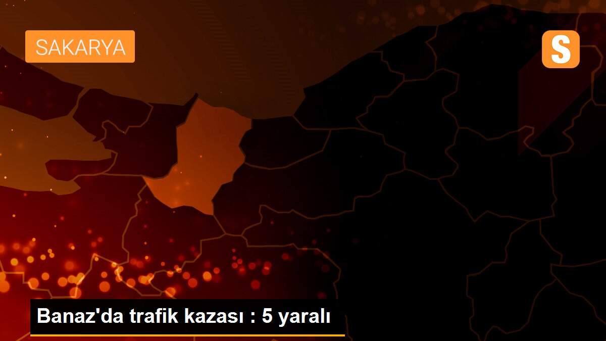 Banaz\'da trafik kazası : 5 yaralı