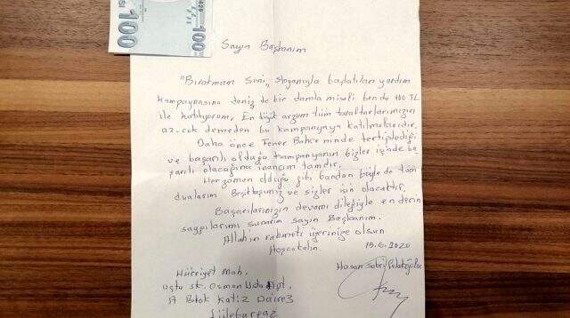 'Bırakmam seni' kampanyasına destek olan iki Beşiktaş taraftarının mektubu müzede sergilenecek 'Bırakmam seni' kampanyasına destek olan iki Beşiktaş taraftarının mektubu müzede sergilenecek