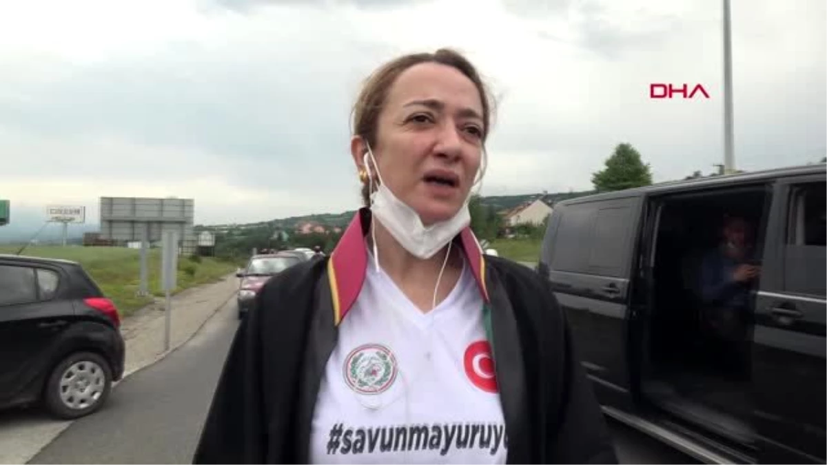 Kocaeli Baro Başkanı, Ankara\'ya yürüyüşe başladı