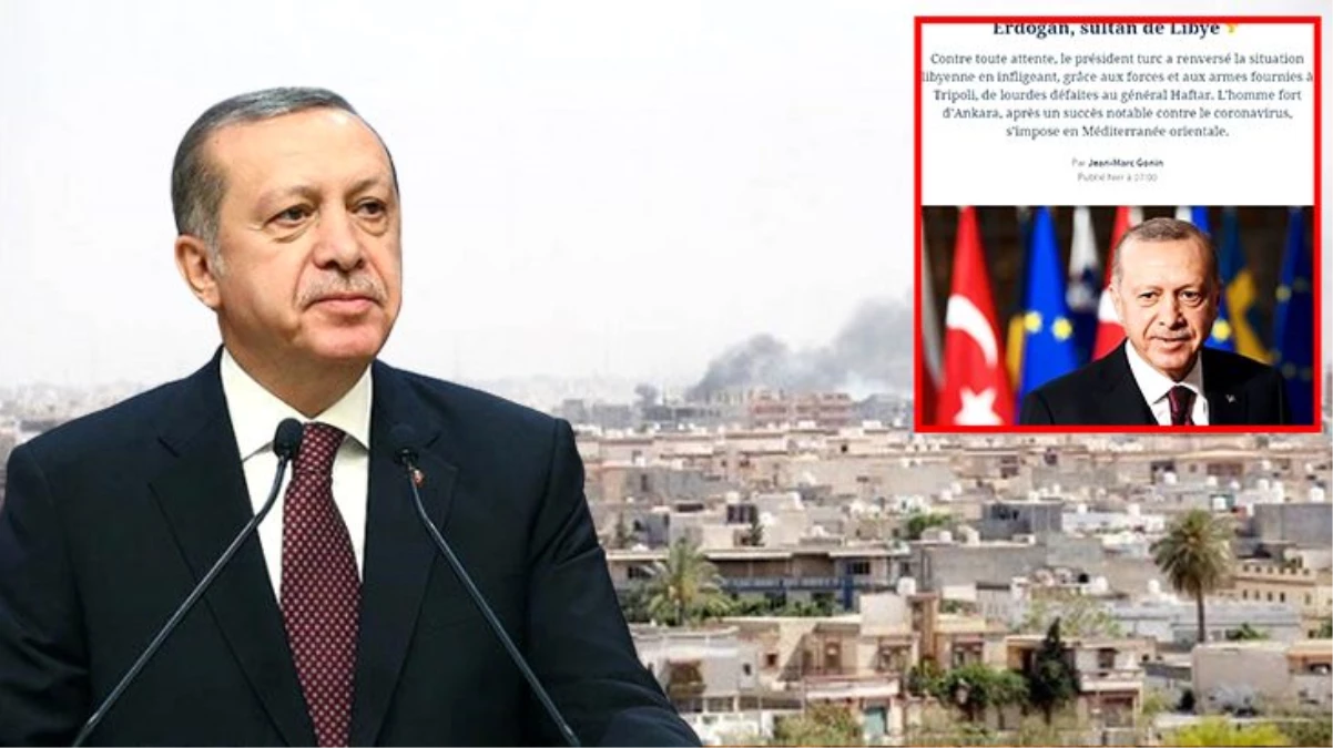 Fransa\'nın dünyaca ünlü gazetesi manşete taşıdı: Erdogan Sultan De Libye
