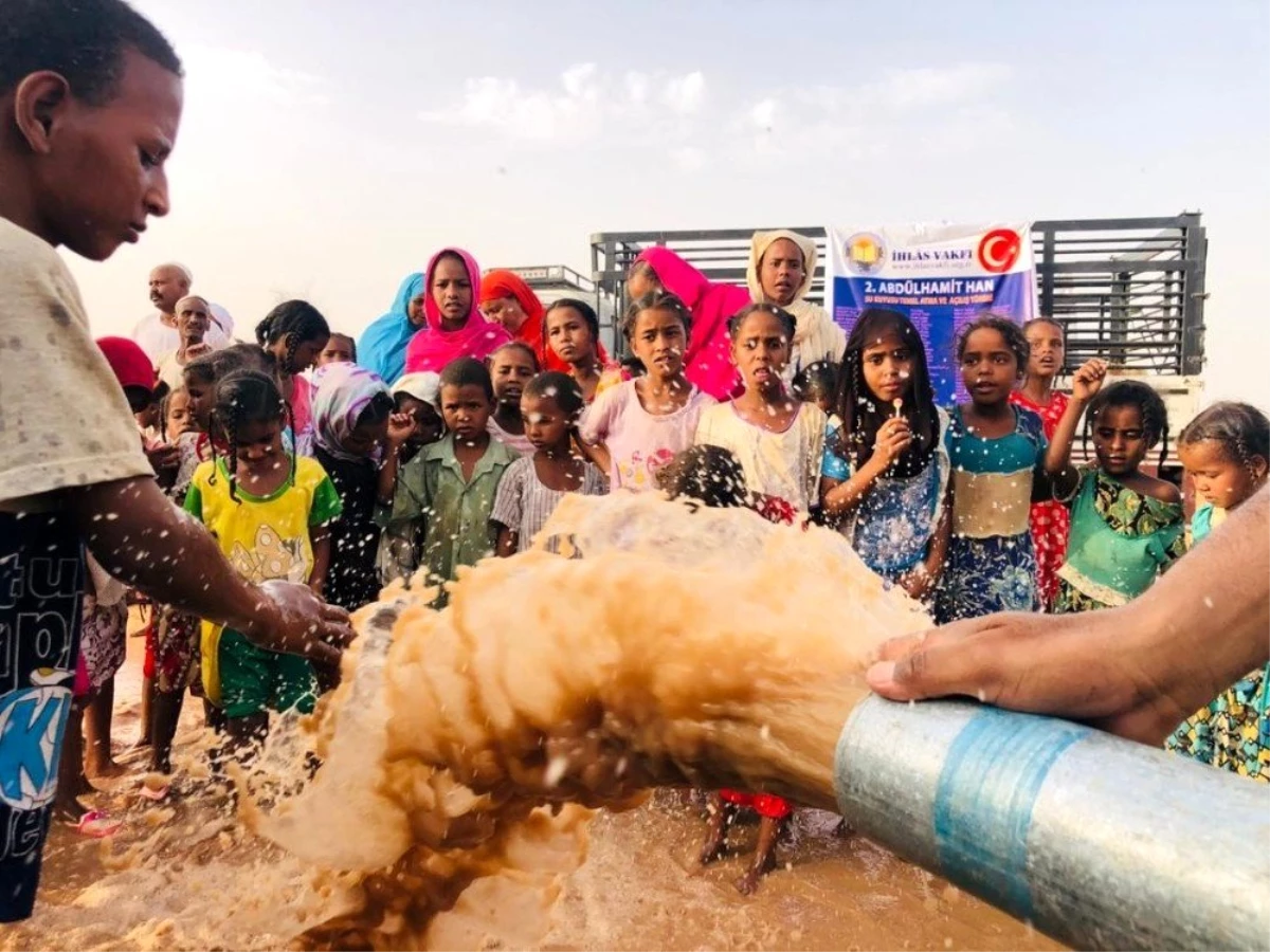 İhlas Vakfı Sudan\'da 2. Abdülhamit Han su kuyusunu hizmete açtı