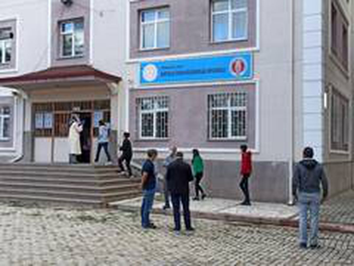 Korona virüs önlemleri altında sınav