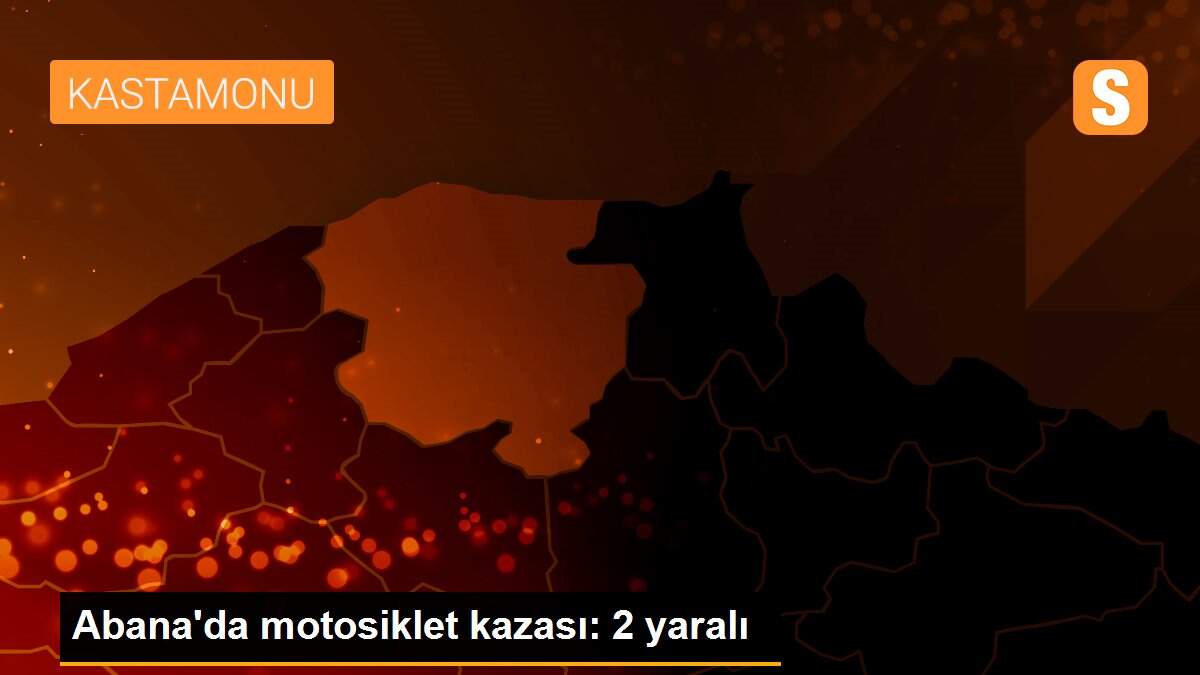 Abana\'da motosiklet kazası: 2 yaralı