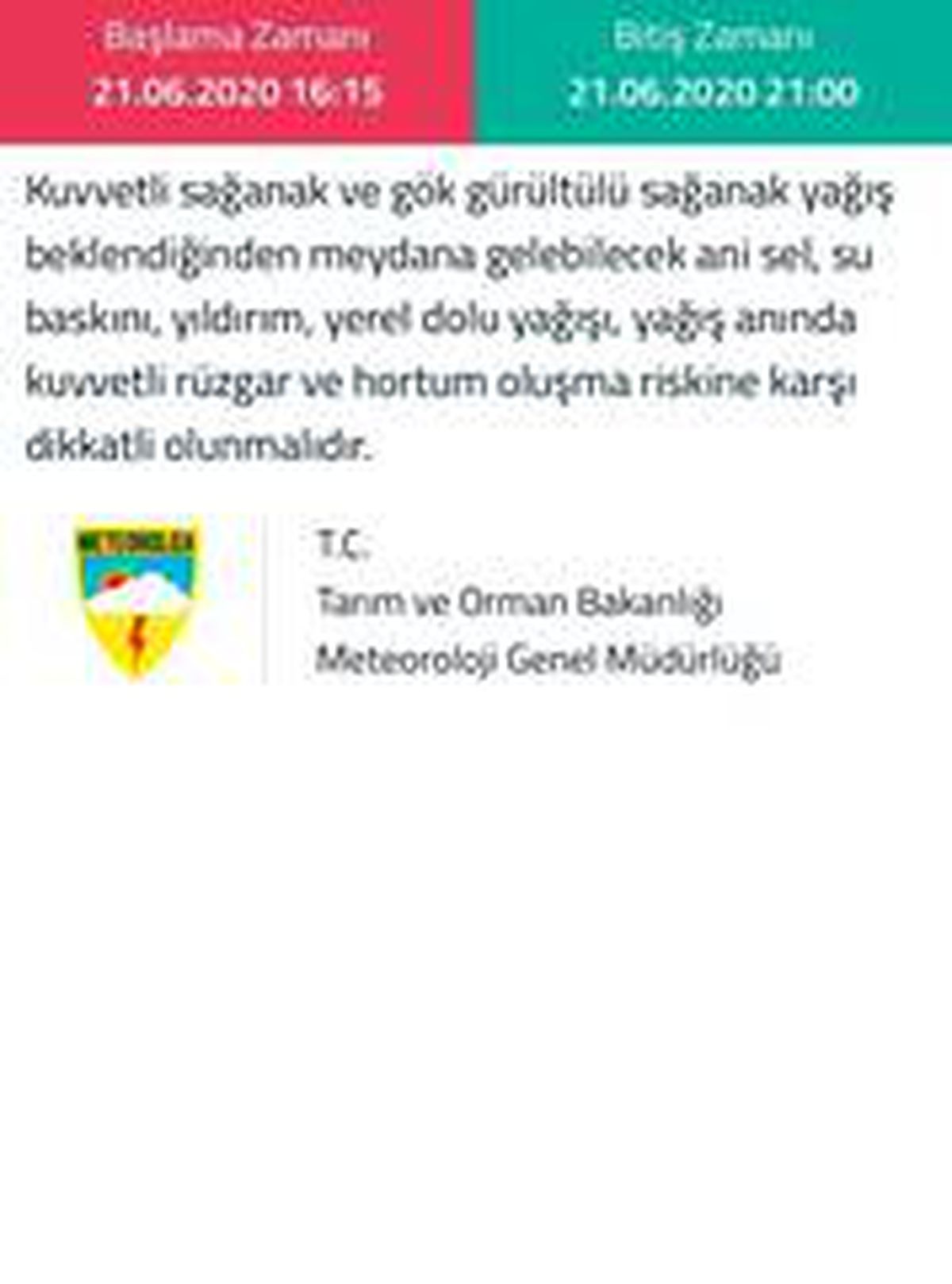Son Dakika | Bursa\'da sağanak ve sel uyarısı