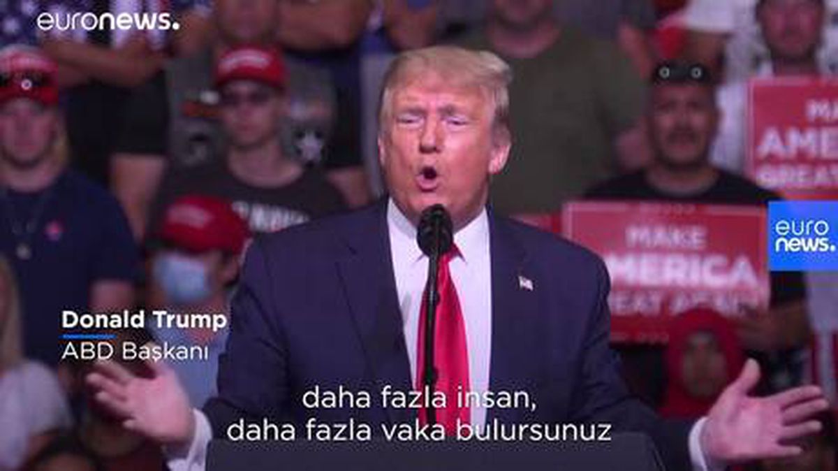 Trump: Rakamların kötü görünmemesi için Covid-19 testinin azaltılmasını istedim
