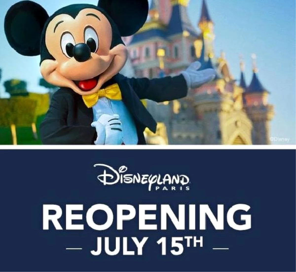 Disneyland Paris 15 Temmuz\'da \'kademeli olarak\' yeniden açılacak