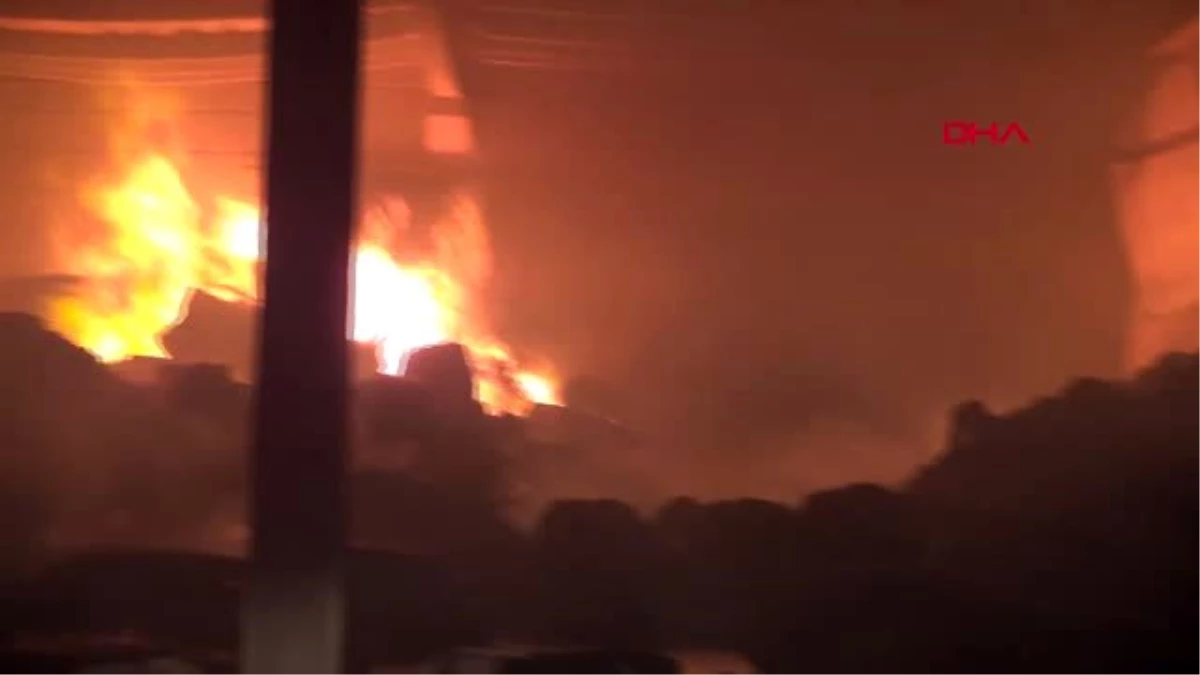 Kahramanmaraş\'ta tekstil fabrikasında korkutan yangın
