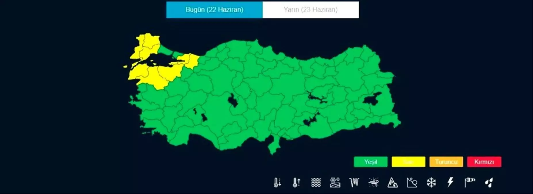 Meteoroloji\'den Bursa için \'sarı\' uyarı!