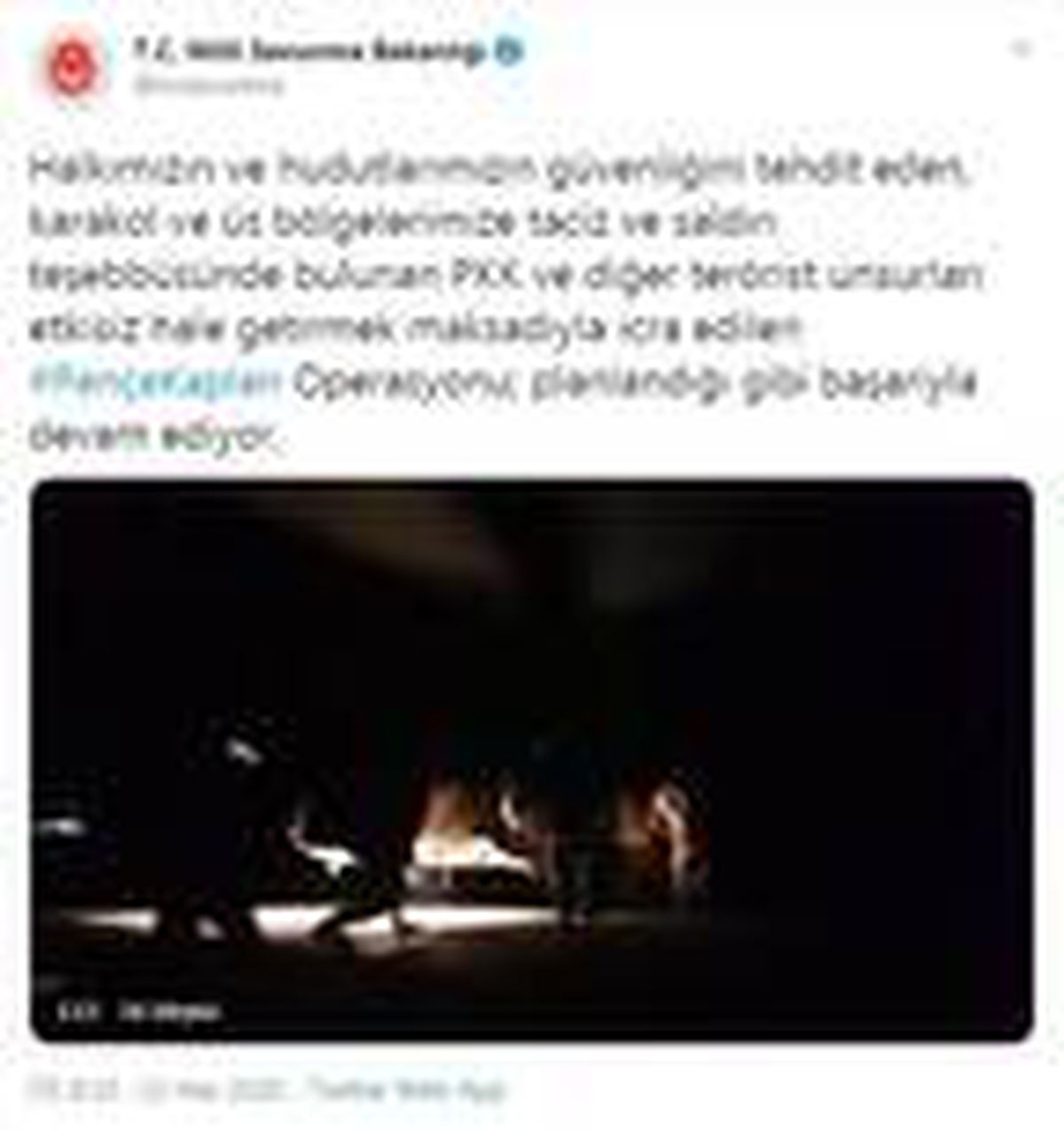 Son dakika haber! MSB: Pençe-Kaplan Operasyonu, planlandığı gibi devam ediyor