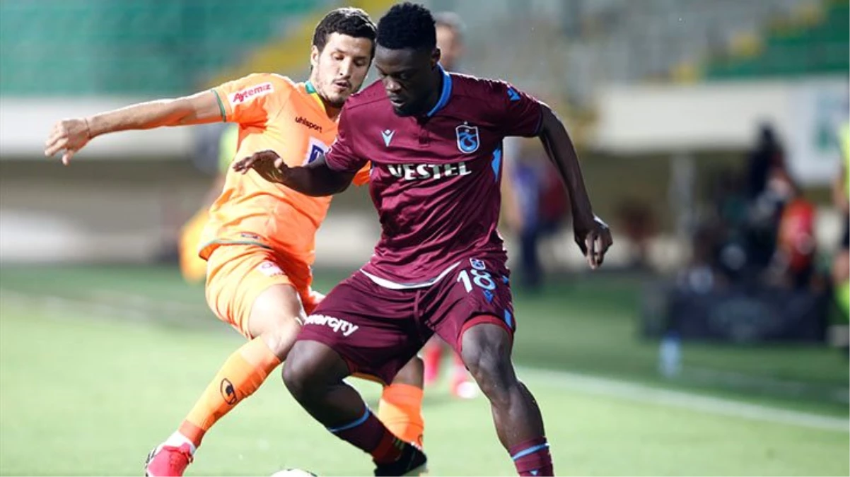 Trabzonspor, deplasmanda Alanyaspor ile 2-2 berabere kaldı