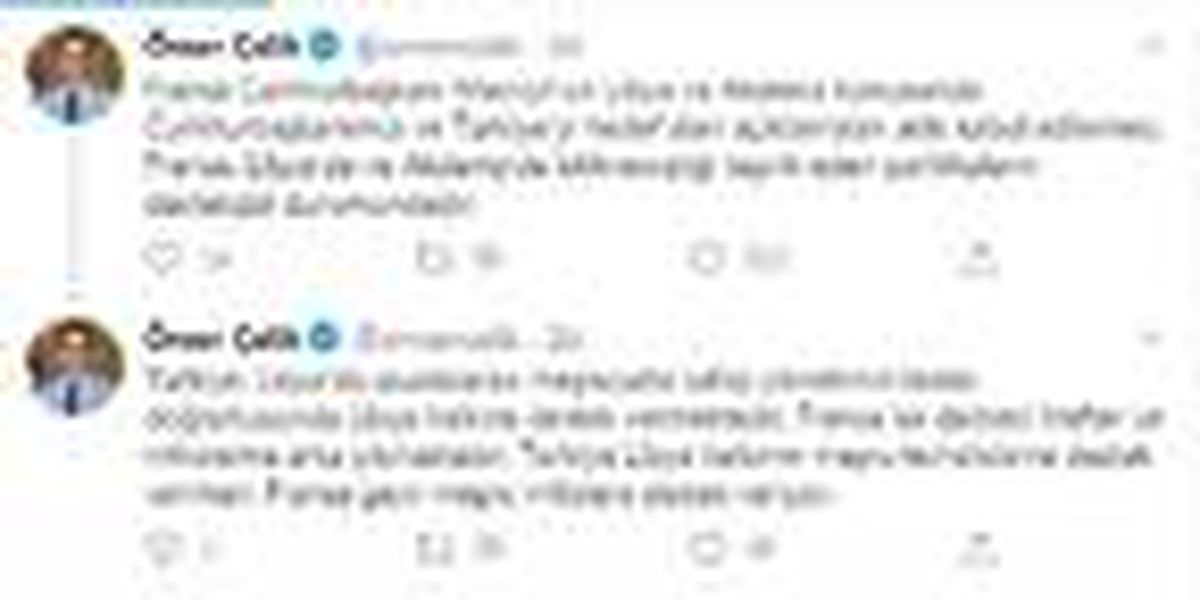 AK Partili Çelik: Macron\'un Türkiye\'yi hedef alan açıklamaları kabul edilemez