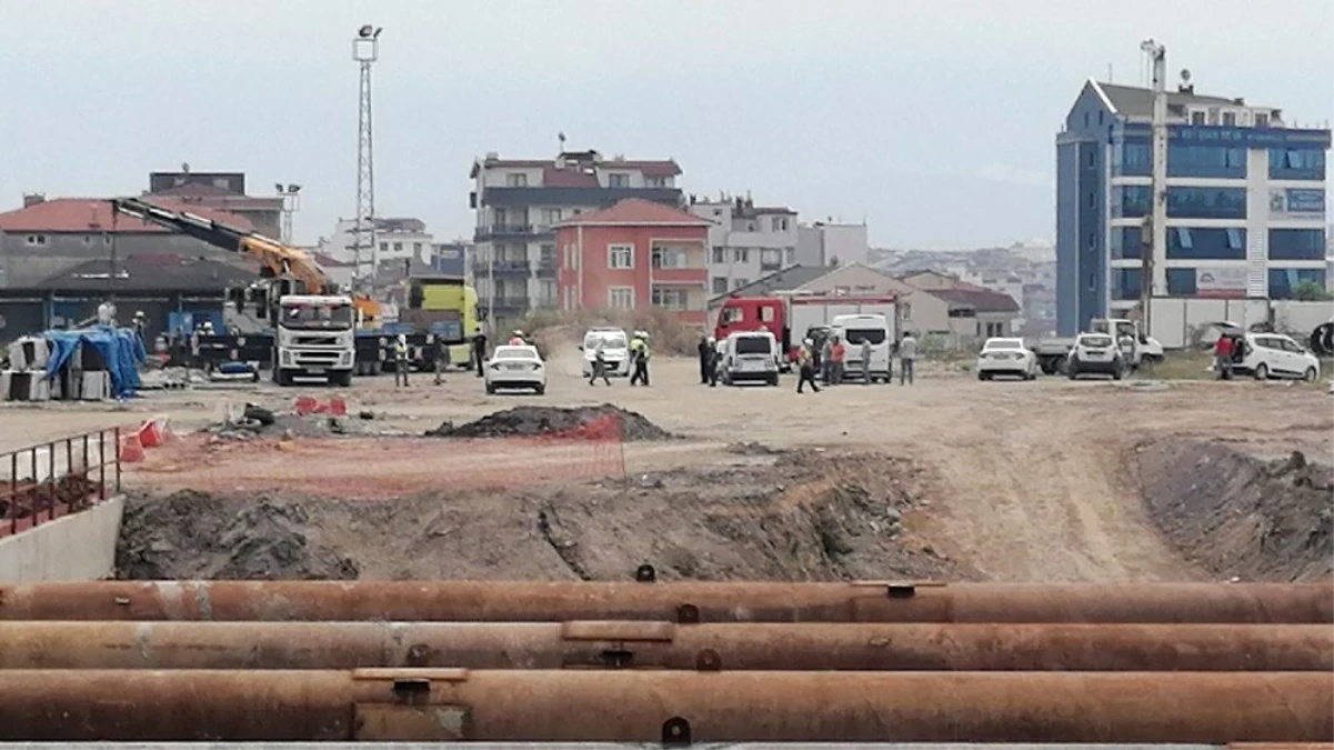 Gebze\'de metro çalışmasında feci kaza