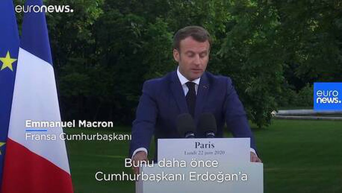 Macron: Akdeniz\'de Türk-Fransız donanmalarının karşı karşıya gelmesi NATO\'nun beyin ölümünün ispatı