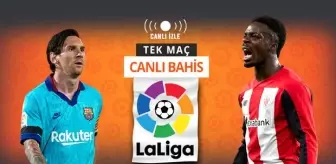 Real Madrid'e liderliği kaptıran Barcelona, Bilbao karşısında! Galibiyetlerine iddaa'da...