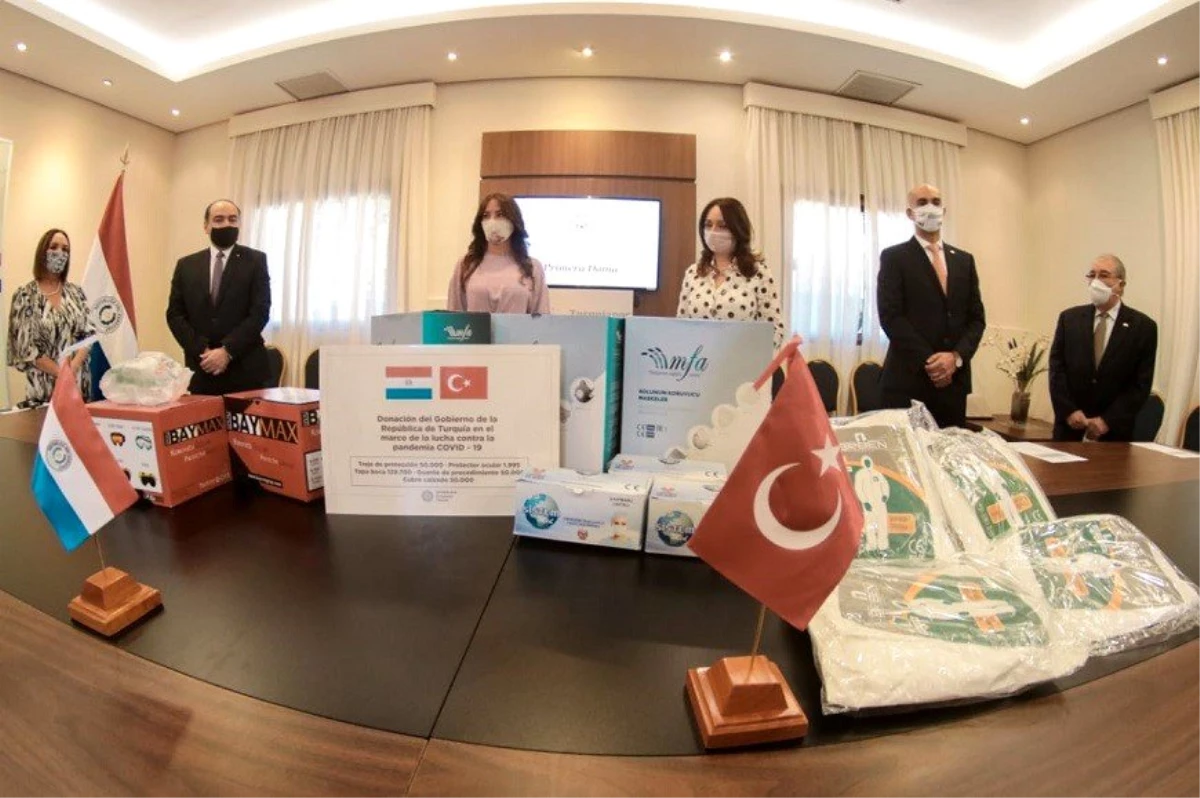 Türkiye\'den Paraguay\'a salgınla mücadelede tıbbi malzeme yardımı