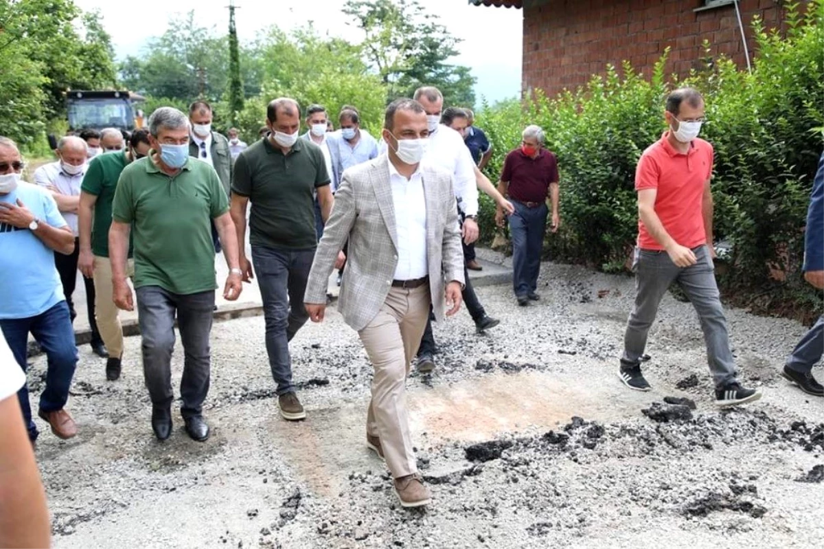 Yalıköy Köseli-Sırakovancı-Kutluca grup yolu tozdan ve çamurdan kurtuluyor