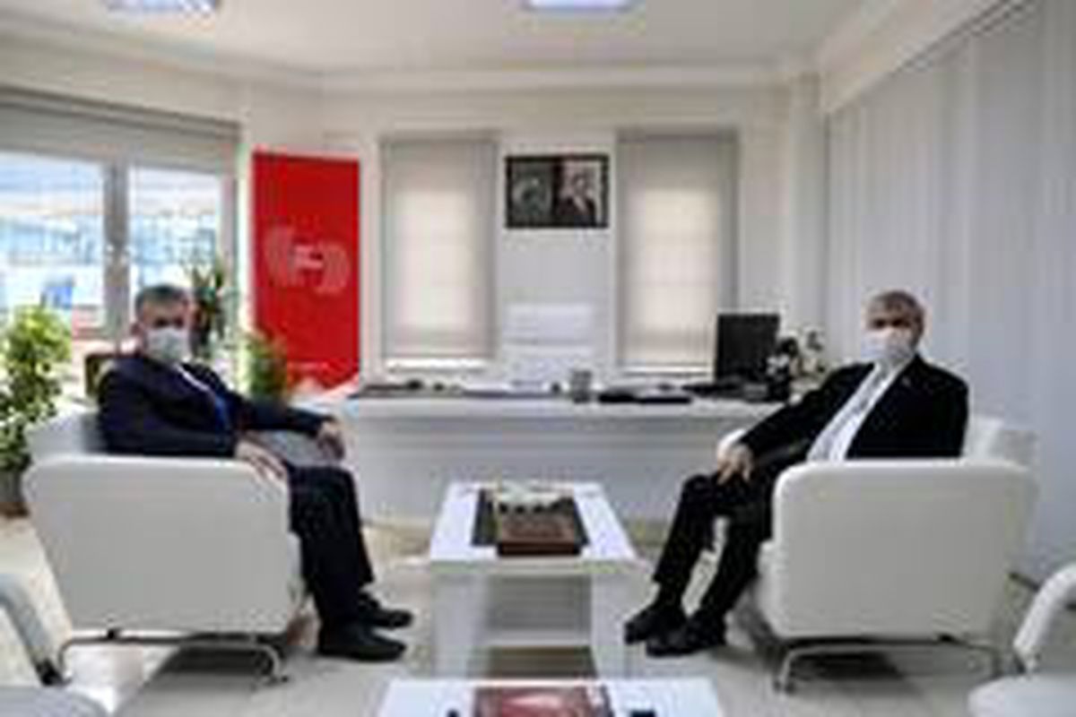 Başkan Yüce\'den, BİK Şube Müdürü Çorbacı\'ya ziyaret