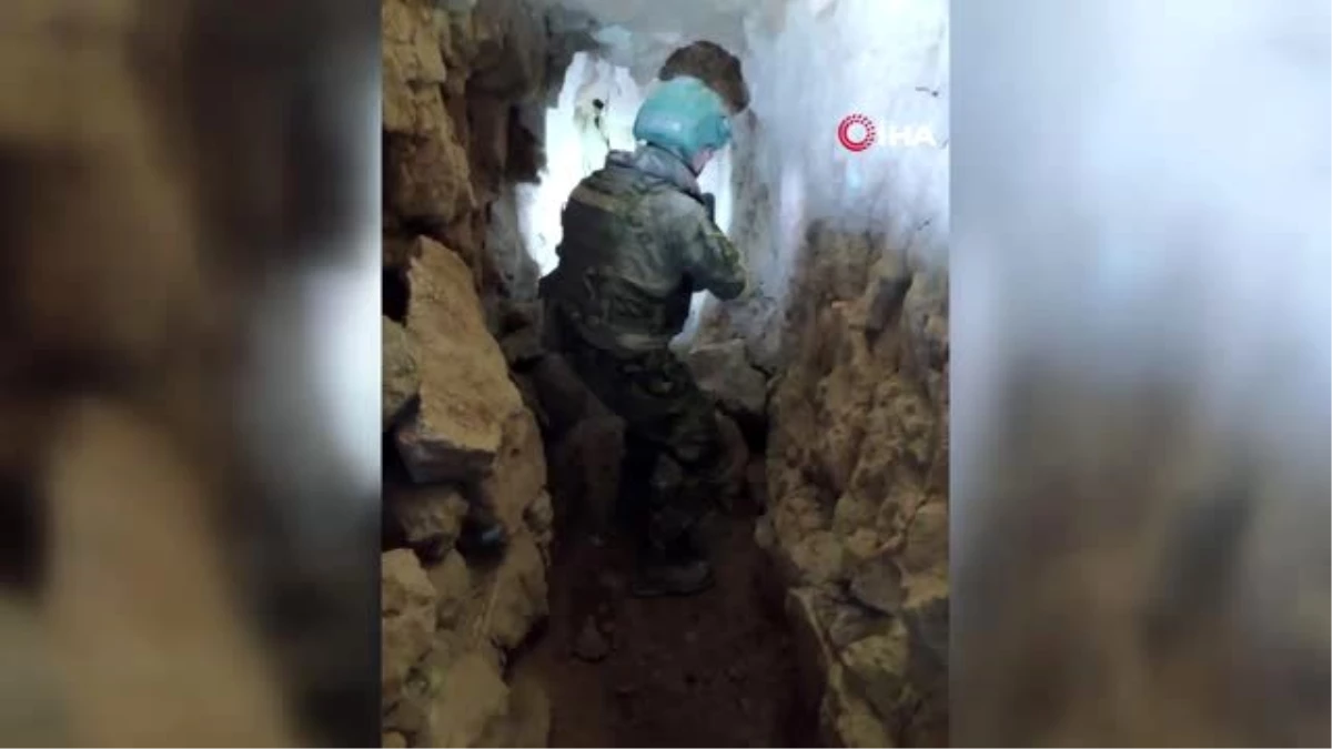 Haftanin\'de Ağır Silah Mevzii Olarak Kullanılan 150 metrelik tünel bulundu