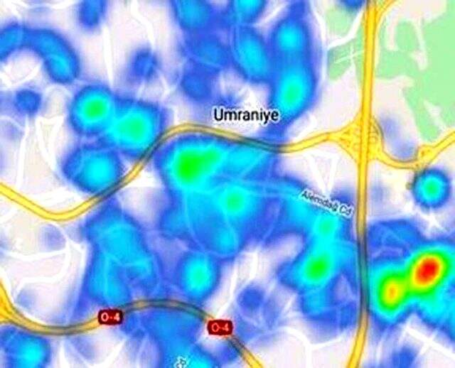İstanbul'un koronavirüs yoğunluk haritası güncellendi! İşte ilçe ilçe son durum